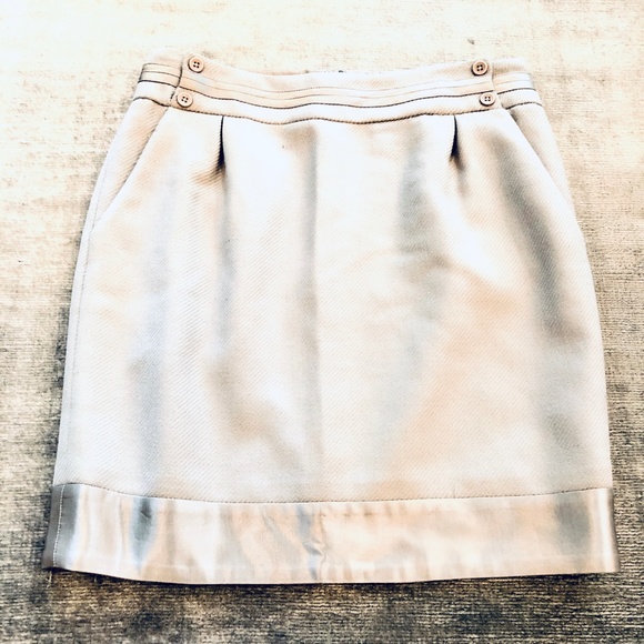 BODY by Victoria Gray Wool Tulip Mini Skirt - 8 - Picture 3 of 7